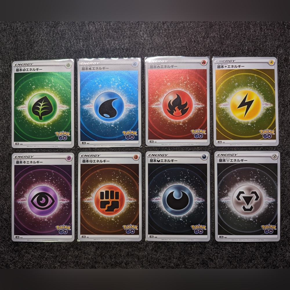 Pokemon TCG Japanese Energy Card Reverse Holo Set